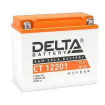 Аккумуляторная батарея для мототехники 12 В, 20 Ач. (Delta) CT1220.1