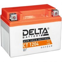 Аккумуляторная батарея для мототехники 12 В, 4 Ач. (Delta) CT 1204