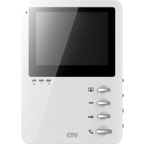 CTV-M1400M W Монитор видеодомофона цветной 4" (белый)
