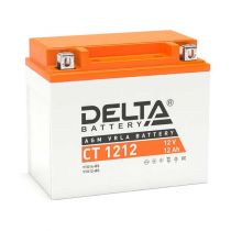 Аккумуляторная батарея для мототехники 12 В, 12 Ач. (Delta) CT 1212