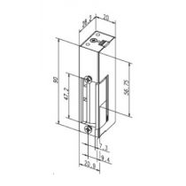 Eff-Eff 14 12 V DC EE (14----------E31) Защелка электромеханическая
