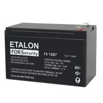 Аккумуляторная батарея 12 В, 7 Ач. (ETALON) FS 1207