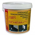 ОГНЕЗА-ГТ Противопожарный герметик терморасширяющийся акриловый, цвет:серый, 20 кг